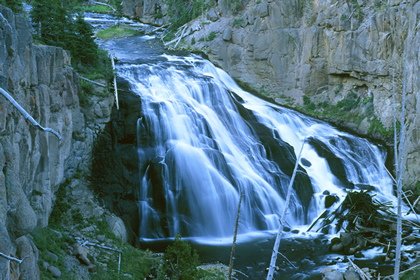 Wasserfall - Foto, Druck, Poster, Leinwand