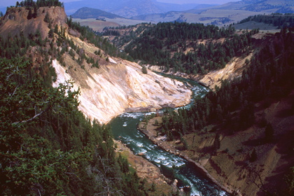 Yellowstone River - Foto, Druck, Poster, Leinwand