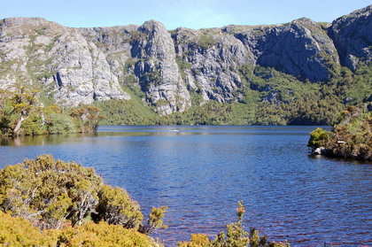 Bergsee - Foto, Druck, Poster, Leinwand