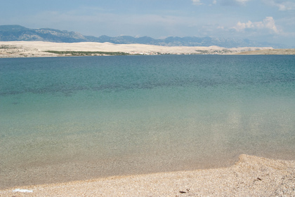 Kiesstrand - Foto, Druck, Poster, Leinwand