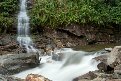 Wasserfall - Foto, Druck, Poster, Leinwand