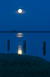 Foto Vollmond überm Bodden